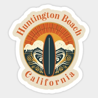 Surf Huntington Beach Sticker